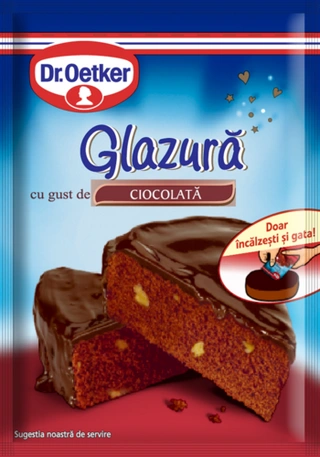 Glazură ciocolată neagră Dr. Oetker
