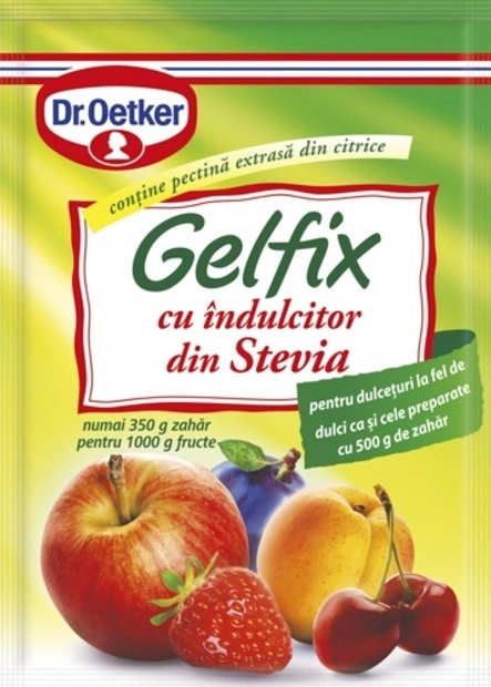 Gelfix cu îndulcitor din Stevia Dr. Oetker