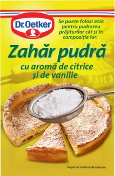 Dr. Oetker Zahăr pudră cu aromă de citrice și de vanilie