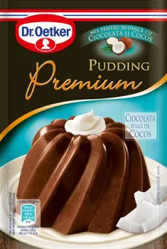 Dr. Oetker Premium Pudding cu Ciocolată şi Cocos