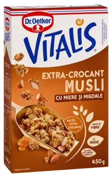 Dr. Oetker Musli extra crocant miere si migdale