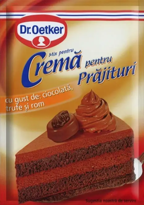 Dr. Oetker Cremă pentru prăjituri cu trufe și rom