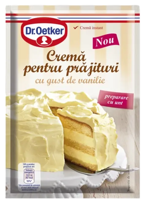 Dr. Oetker Crema vanilie cu unt