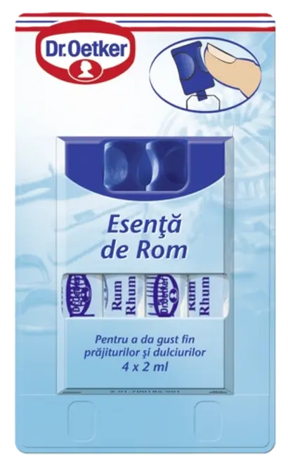 Dr. Oetker Esenţă de rom 4x2ml