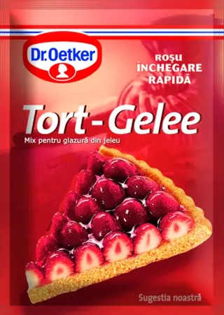 Tort Gelee roșu Dr. Oetker