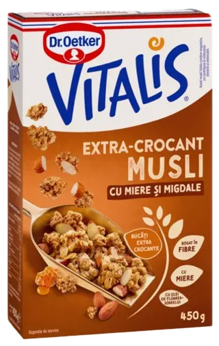 Musli extra crocant miere si migdale