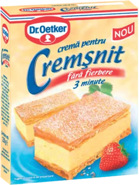 Cremă pentru Cremșnit Dr. Oetker 