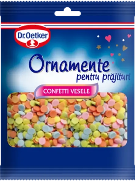 Ornamente Confetti vesele Dr. Oetker