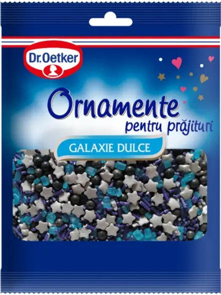 Ornamente pentru prăjituri Galaxie Dulce Dr. Oetker
