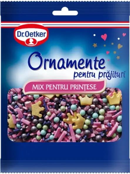 Ornamente pentru prăjituri Mix pentru Prințese Dr. Oetker