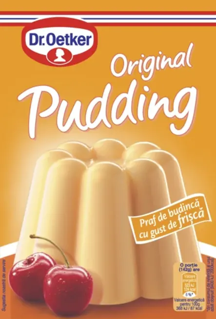 Original Pudding cu gust frișcă Dr. Oetker