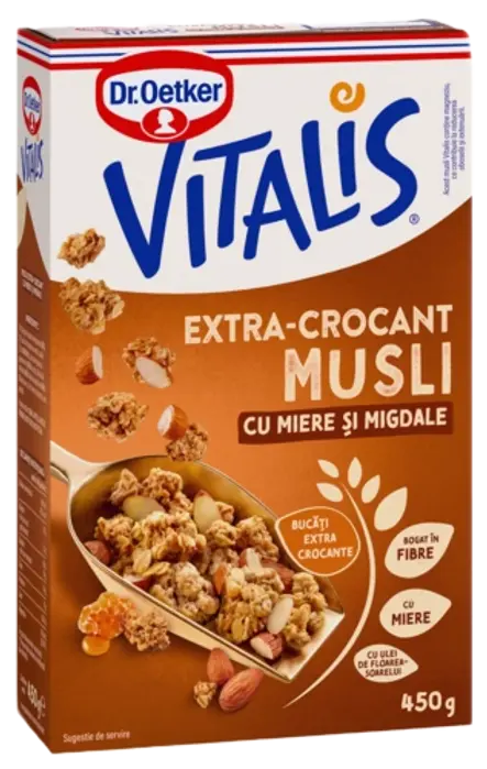 Musli extra crocant miere si migdale