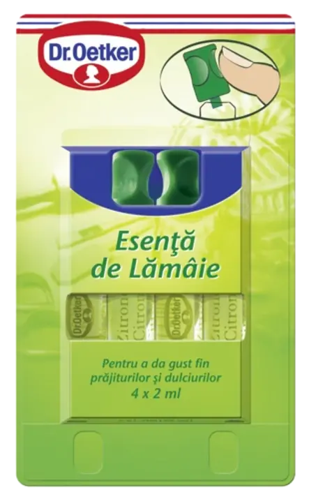 Esență lămâie Dr. Oetker - fiolă - 5 picături
