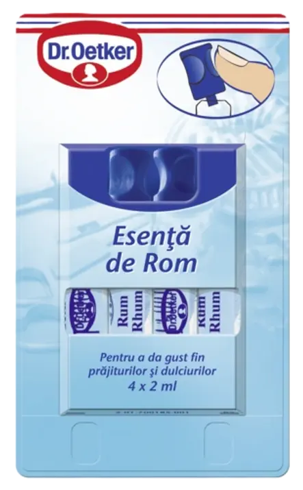 Esență rom Dr. Oetker - fiolă (1 linguriţă)