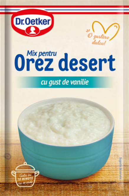 Dr. Oetker Orez desert cu gust de vanilie
