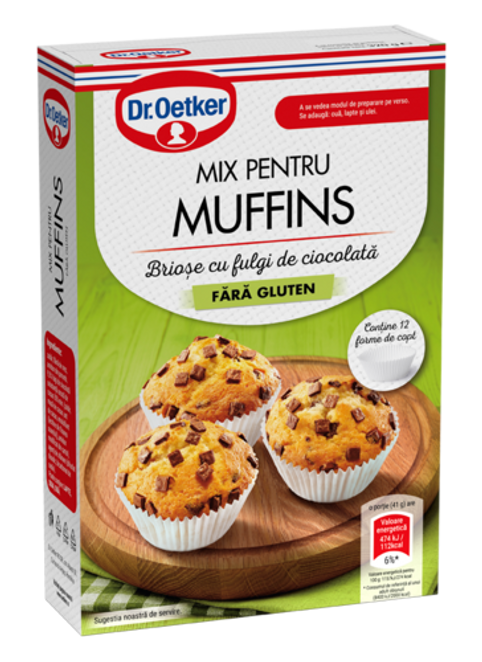 Dr. Oetker Mix pentru brioşe fără gluten