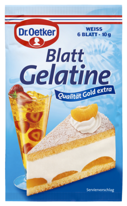 Dr. Oetker Gelatină foi