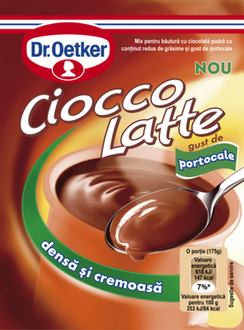 Dr. Oetker Ciocco Latte gust de portocale