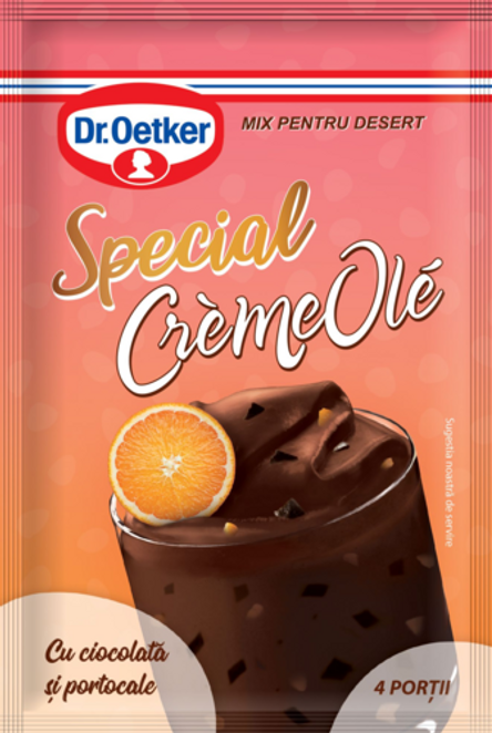 Dr. Oetker Special Crème Ole cu ciocolată și portocale