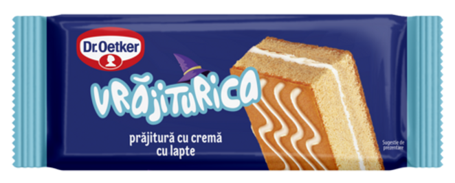 Dr. Oetker Vrăjiturică prăjitură lapte