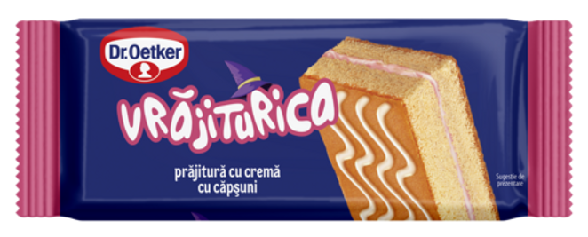 Dr. Oetker Vrăjiturică prăjitură căpșuni