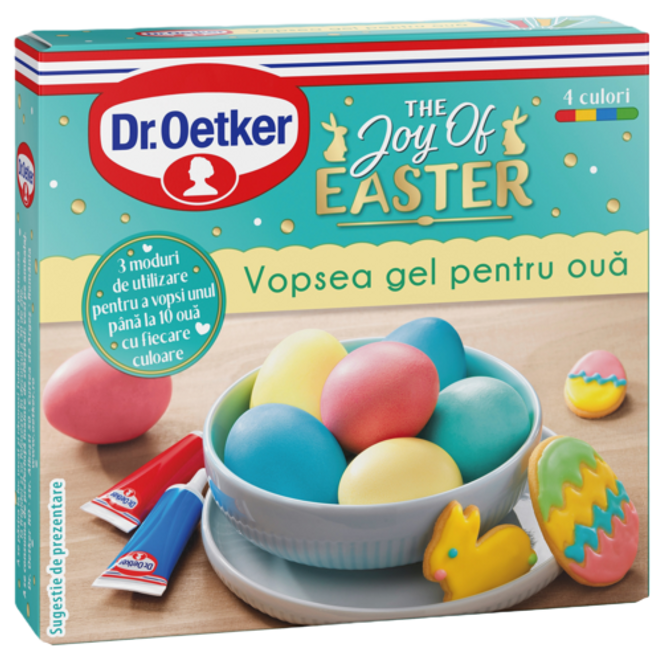 Dr. Oetker Vopsea gel pentru ouă