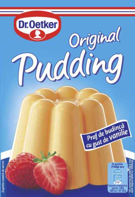Dr. Oetker Praf de budincă cu gust de vanilie