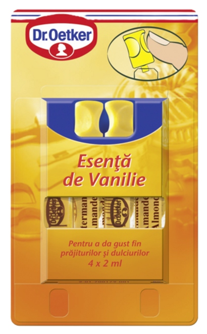 Dr. Oetker Esenţă de vanilie 4x2ml