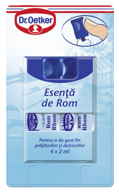 Dr. Oetker Esenţă de rom 4x2ml