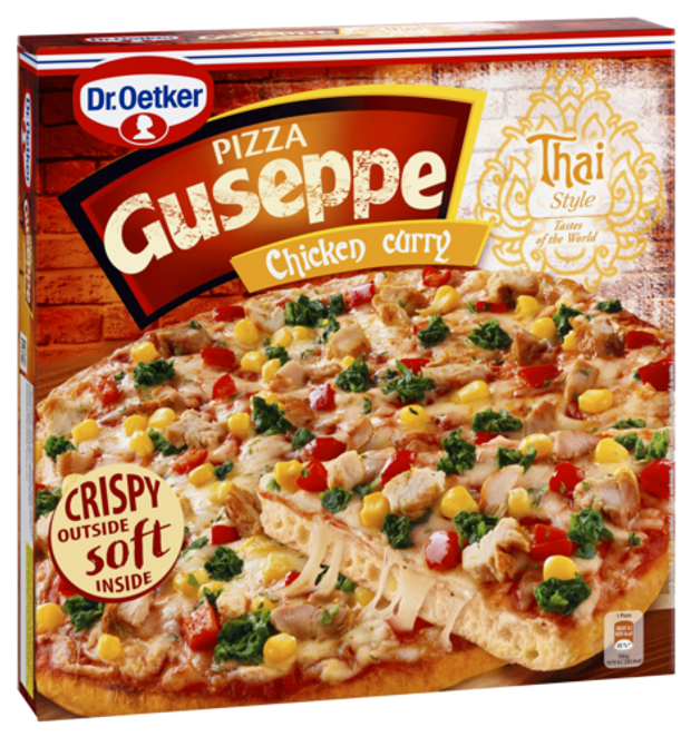 Dr. Oetker Pizza pui curry