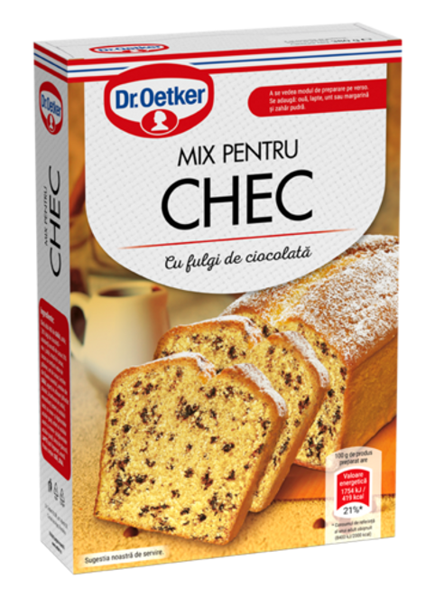 Dr. Oetker Mix pentru chec - cu fulgi de ciocolată