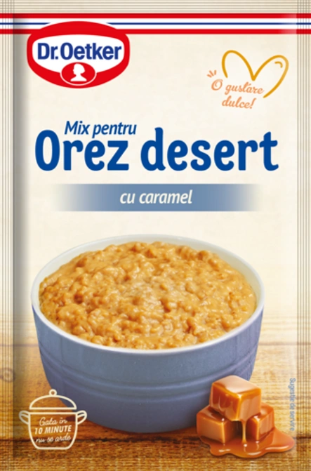Orez desert cu gust de caramel Dr. Oetker