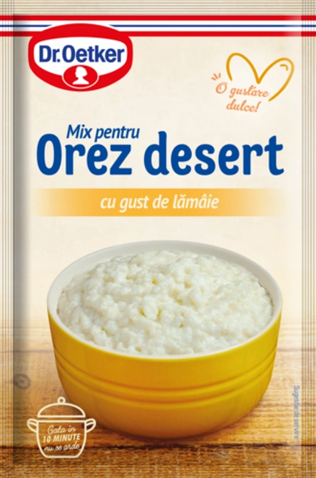 Orez desert cu gust de lămâie Dr. Oetker