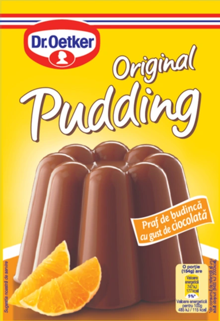Original Pudding cu gust de ciocolată Dr. Oetker