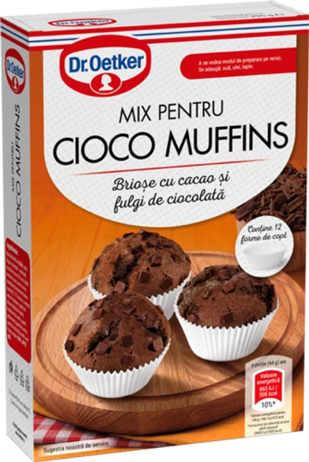 Mix Muffins ciocolată Dr. Oetker