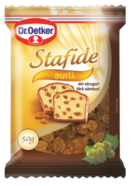 Stafide aurii Dr. Oetker