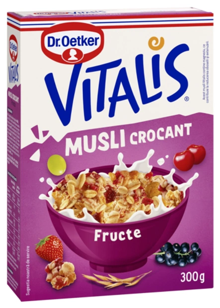 Musli Crocant cu fructe Dr. Oetker