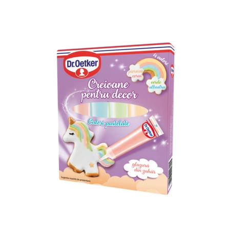 Creioane pastel pentru decor Dr. Oetker