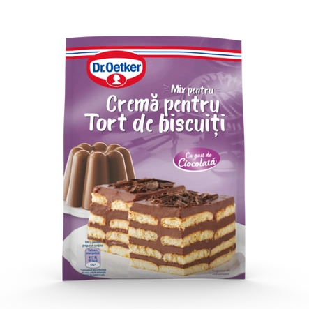 Cremă de ciocolată pentru tort de biscuiți