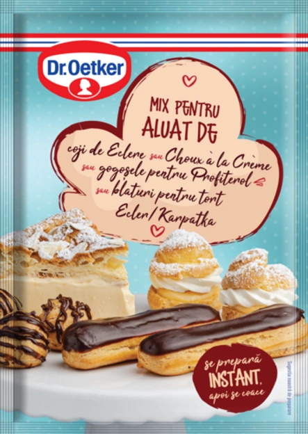 Mix pentru aluat de coji de Eclere/Choux a la creme, Profiterol/Karpatka Dr. Oetker